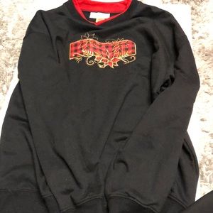 MC Sportswear Vintage Gold Accented Crewneck